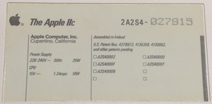Apple : IIc