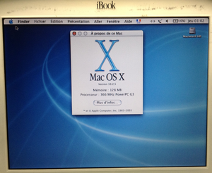 Apple : iBook G3/366 SE
