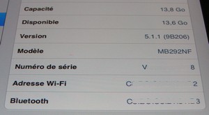 Apple : iPad 16Go