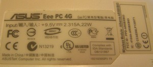 Asus : Eee PC 701
