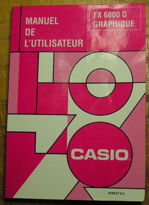 Casio : FX 6800 G
