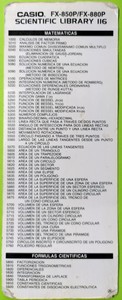 Casio : FX 880 P