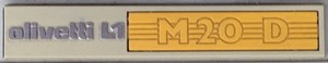 Olivetti : L1 M20 D