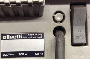 Olivetti : L1 M20 D
