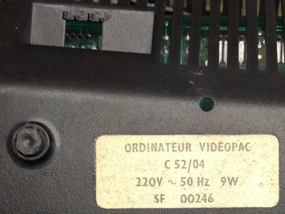 Philips : VideoPac C52