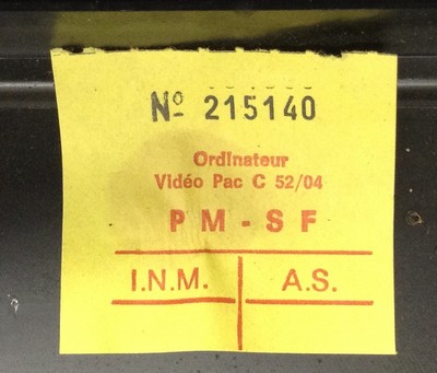 Philips : VideoPac C52