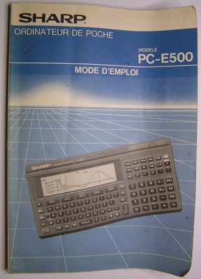 Sharp : PC E500
