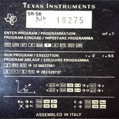 Texas Instruments : SR-56